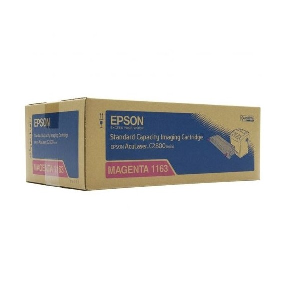 Toner Original EPSON C13S051163 pour AL-C2800 - Magenta