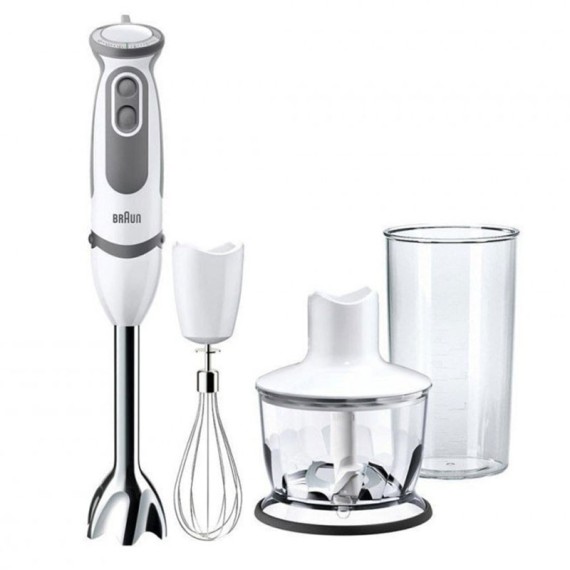 Mixeur Plongeant BRAUN 0.6L - 700W - Blanc (MQ3035 Sauce)