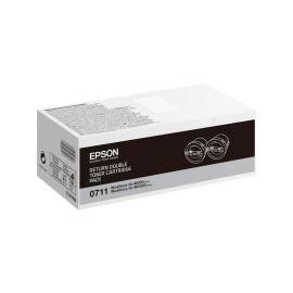 Pack de 2 Toners Original EPSON  pour AL-M200/MX200 Noir-C13S050711