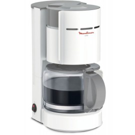 Cafetière MOULINEX Uno 800 Watt - 12 Tasses - Gris/Blanc (FG121110)