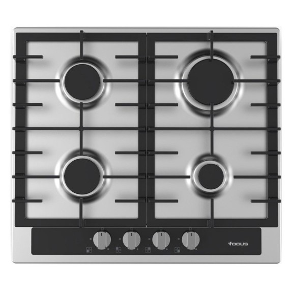 Plaque de Cuisson FOCUS  4 Feux 60 cm Inox (F402X)