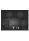 Plaque de Cuisson Vitro Crystal FOCUS  4 Feux 70 cm Noir (F410B)