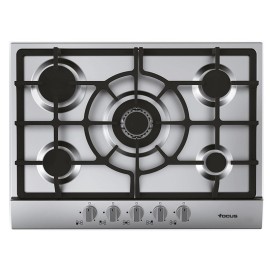Plaque de Cuisson FOCUS 5 Feux 70 cm - Inox (F.478X)