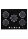 Plaque de Cuisson FOCUS 5 Feux 70 cm Noir (F417B) Plaque de Cuisson FOCUS 5 Feux 70 cm Noir (F417B)