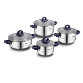 Set de 8 pièces Korkmaz Hera Lavender - Inox (A1087)