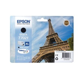 Cartouche d'encre Original (2400 p) Epson T7021 pour WP4000/4500 Taille XL - Noir (C13T70214010)