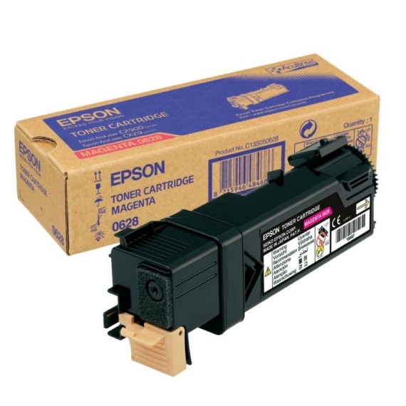 Toner Original EPSON C13S050628 pour AL-C2900N/CX29NF series - Magenta