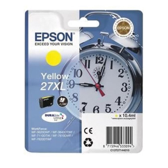 Cartouche Jet D'encre Original Epson 27XL - Yellow (C13T27144010)