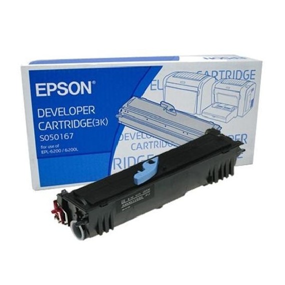 Toner Original EPSON C13S050167  pour EPL-6200 - Noir