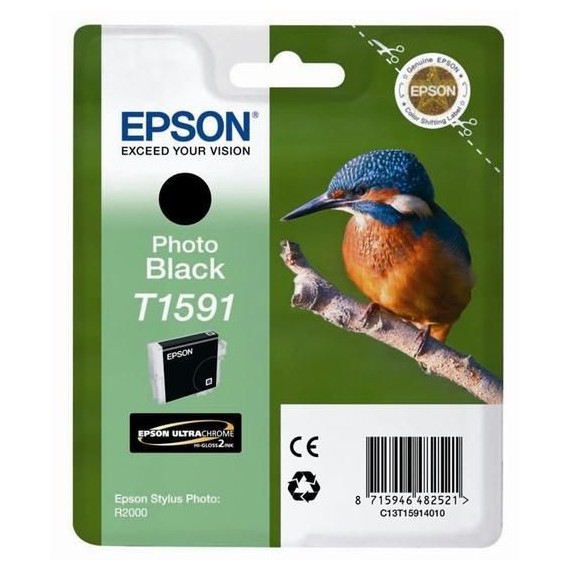 Cartouche Original Epson C13T15914010 pour R2000 -Noir