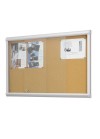 Vitrine D'affichage porte coulissante 2X3 Fond Tissu 94X68 (8 A4) "G