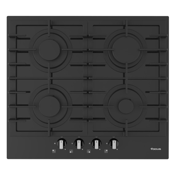 Plaque de Cuisson FOCUS Vitro  4 Feux 60cm Noir (F.404B)