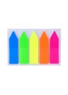 Stick Note Fléche 5 Couleurs PP Fluo