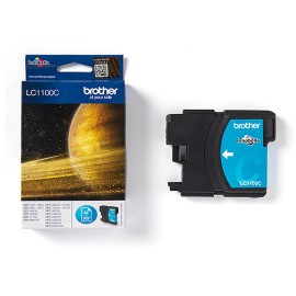 Cartouche Jet d'encre Originale Brother LC1100C pour Brother DCP385C , 6890CW  - Cyan (325 Pages)