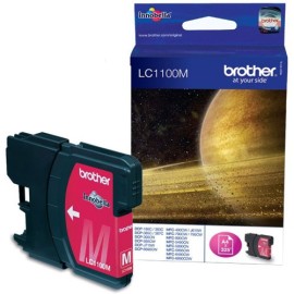 Cartouche Jet d'encre Originale Brother LC1100M pour Brother DCP385C , 6890CW  - Magenta (325 Pages)