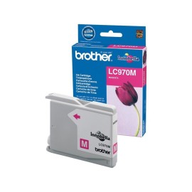 Cartouche Jet d'encre Originale Brother LC970M  pour Brother DCP 135C , MFC 235C - Magenta (300 Pages)