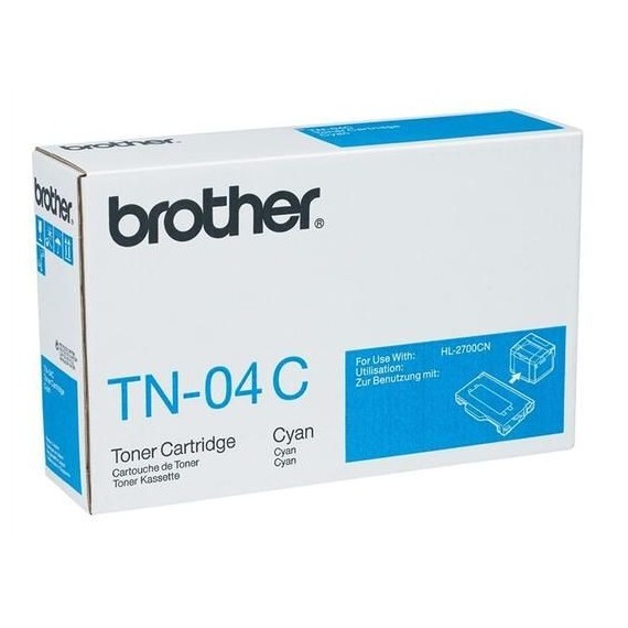 Toner Original Brother LaserJet TN04C pour Brother HL-2700CN , MFC9420CN - Cyan (6 600 Pages)