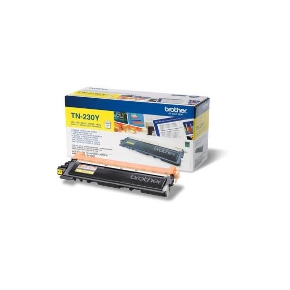 Toner Original Brother LaserJet TN230Y pour Brother HL3040CN , MFC9120CN - Jaune (1400 Pages)