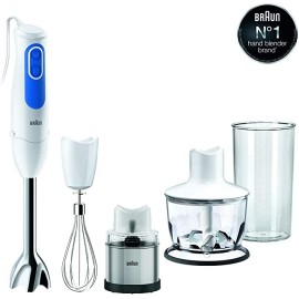 Mixeur Plongeant BRAUN 700 Watt - 0.5 Litres - Blanc (MQ3038WH SPICE)