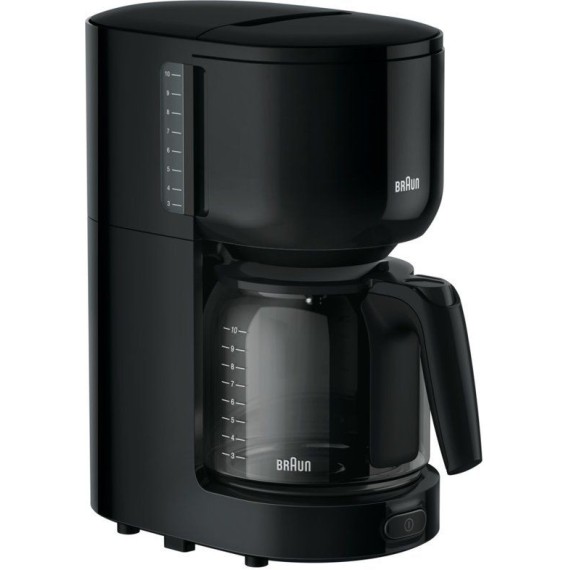 Cafetière BRAUN  PurAroma3 - 10 Tasses - 1000 Watt - Noir (KF3120BK )