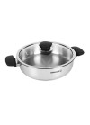 Shalow pan kappa Korkmaz 24x6.5 cm / 2,8 L - Inox (A1690-1)