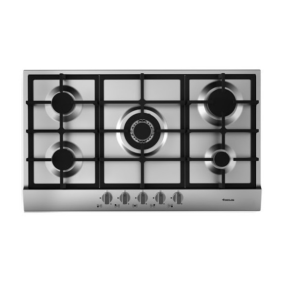 Plaque de cuisson Focus 5 feux 90 cm - Inox (F.4789X) Plaque de cuisson Focus 5 feux 90 cm - Inox (F.4789X)