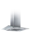 Hotte centrale Focus 90 cm tactile vitro - Inox (F.917X)