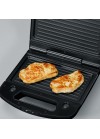 Appareil à Croque-Monsieur SEVERIN Multifonction 1000 Watt - Noir&Inox (SA2968)