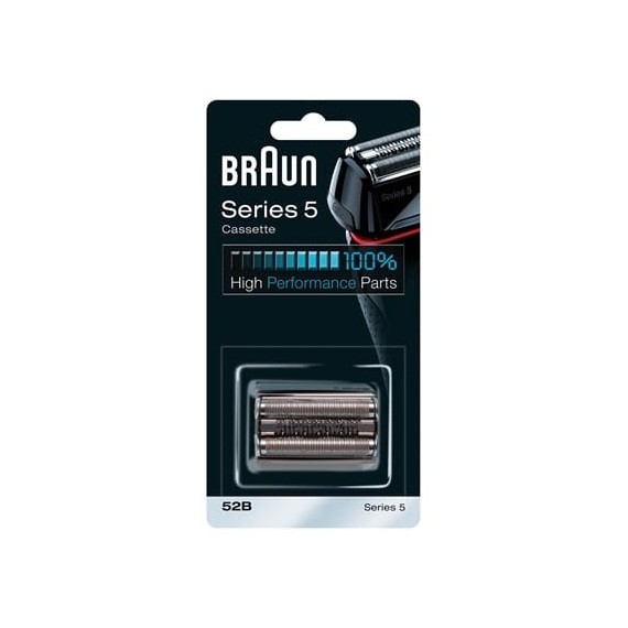 Pièce De Rechange Braun 52B Noire Pour Rasoir Compatible avec les rasoirs Series 5 (52B)