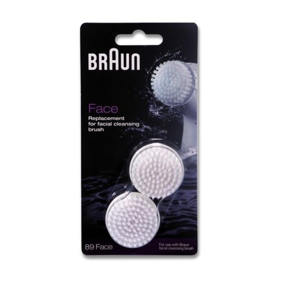 Brosse de rechange pour nettoyant pour le visage Braun Face 89, paquet de 2 - (89FASPA)