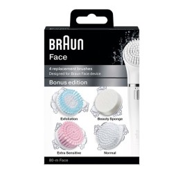 Brosse BRAUN 4 Brosses pour Visage (SE80-M)