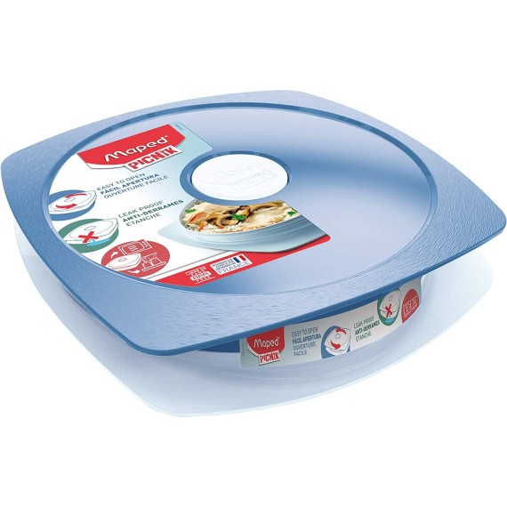 Assiette à déjeuner pour Adulte MAPED  Bleu (870203)