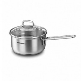 Casserole KORKMAZ Perla avec Couvercle - 16x8 cm 1,6 Litres - Inox (A1648)