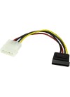 Cable Adaptateur d'Alimentation Molex Mâle vers SATA Femelle (090094)