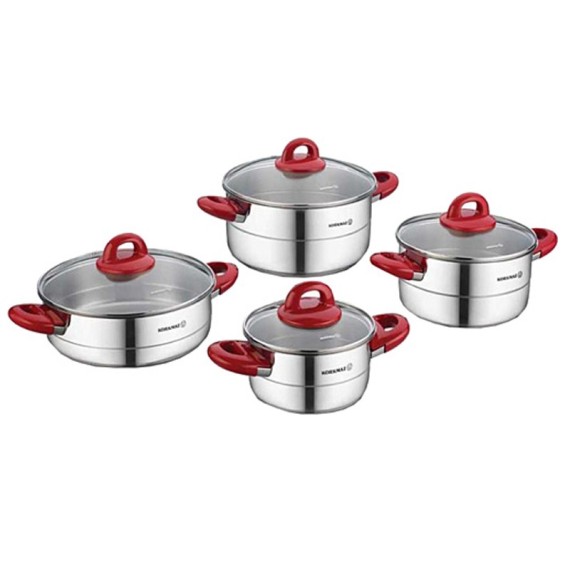 Set de 8 pièces Korkmaz Hera INDUCTION   - Inox (A1087-2)