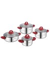 Set de 8 pièces Korkmaz Hera INDUCTION   - Inox (A1087-2)