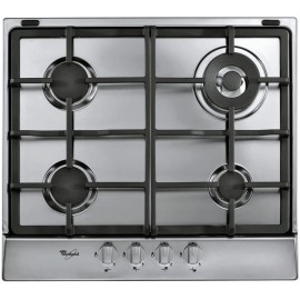 Table de Cuisson à Gaz WHIRLPOOL 4 Brûleurs à Gaz - Inox (AKR 353/IX)