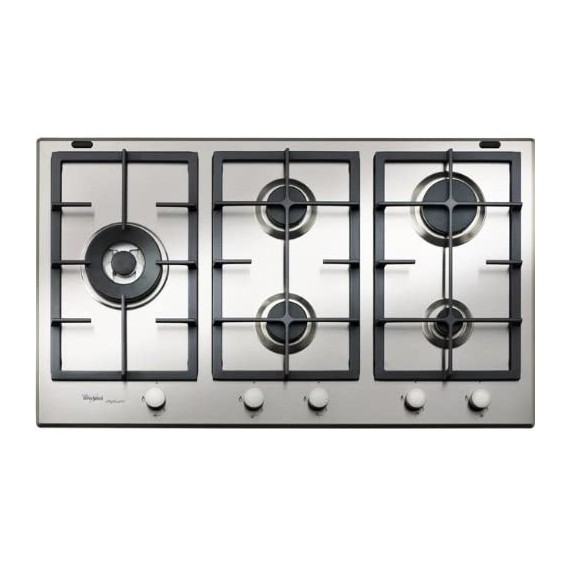 Plaque de cuisson 5 feux WHIRLPOOL 90 cm - inox ( GMA 9522/IX)