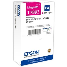 Cartouche Epson T7893 Pour Imp WF-5110/5620 Series Ink Cartridge XXL (4 000 p) Magenta