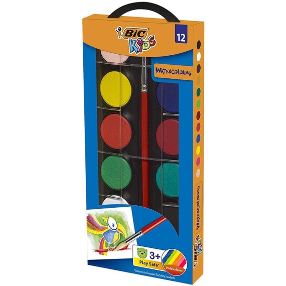 Ensemble de Peintures Aquarelles BIC Pour enfants (947708)