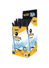 Boite 50 Stylos à bille Cristal Soft  BIC  - Noir (951433)