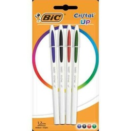 4 Stylos BIC Cristal Up Classic (949871)