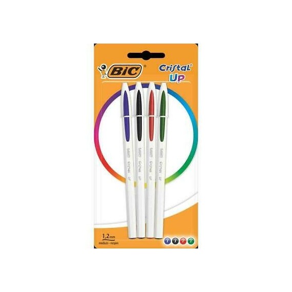 4 Stylos BIC Cristal Up Classic  (949871)