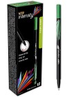 Boîte de 12  Stylos Feutres Pointe Fine (0,8 mm) BIC Intensity- Vert (942068)