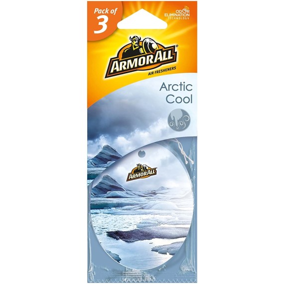 Lot de 3 Carte Air Freshener-Arctic Cool Gris (GAA18521ML1)