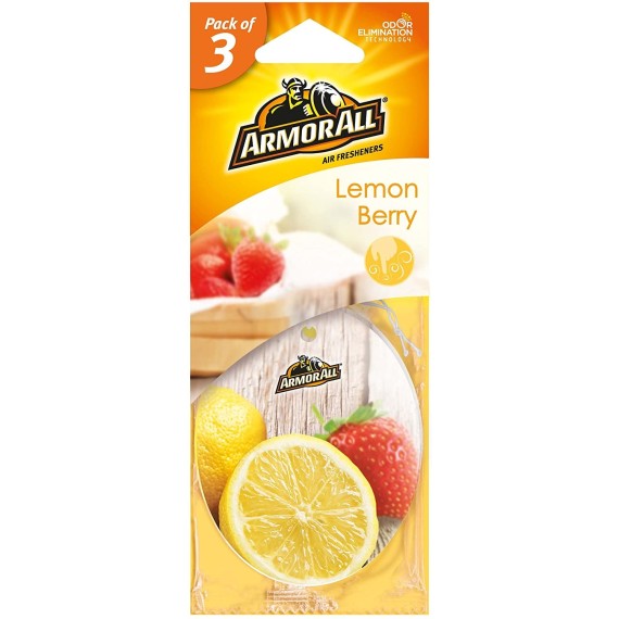 Lot de Carte Air Freshener-Lemon Berry  Jaune (GAA18522ML1)