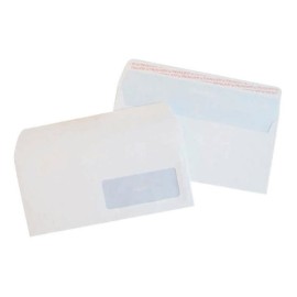 Enveloppes Blanc PIGNA 110 x 220 mm Fenêtre Strip 80Gr (PQ/500)-6020.080.112245