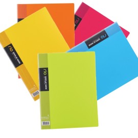 Porte documents Personnalisable DELI A4 PP 20P Assortis -  E5032