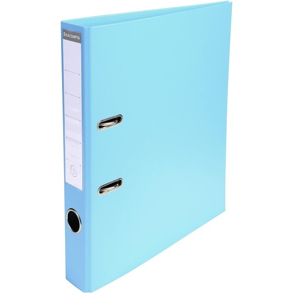 Classeur a Levier EXACOMPTA DELI A4 PVC DOS 50 - Bleu clair