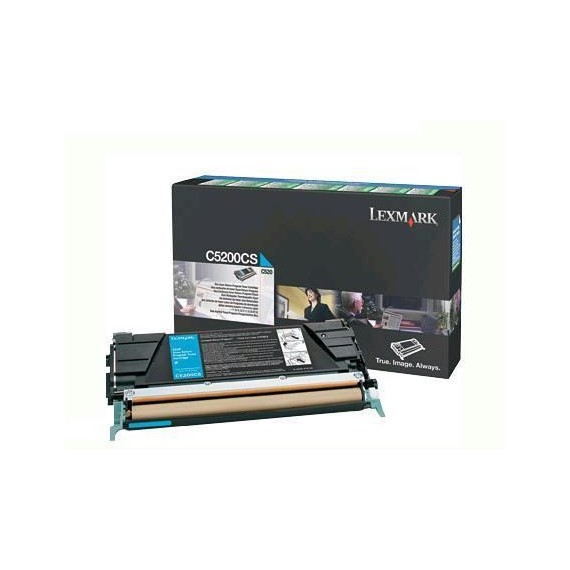 Toner Original Lexmark C520, C530 Cyan (1.5K) - C5200CS